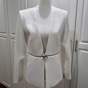 BCBGMAX AZRIA Zip waist blazer